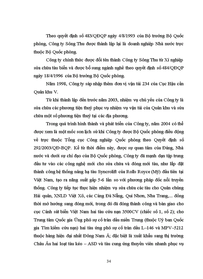 image for page Một số giải pháp nâng cao hiệu quả sử dụng vốn sản xuất kinh doanh tại Tổng công ty Sông Thu - Tổng cục Công nghiệp Quốc phòng