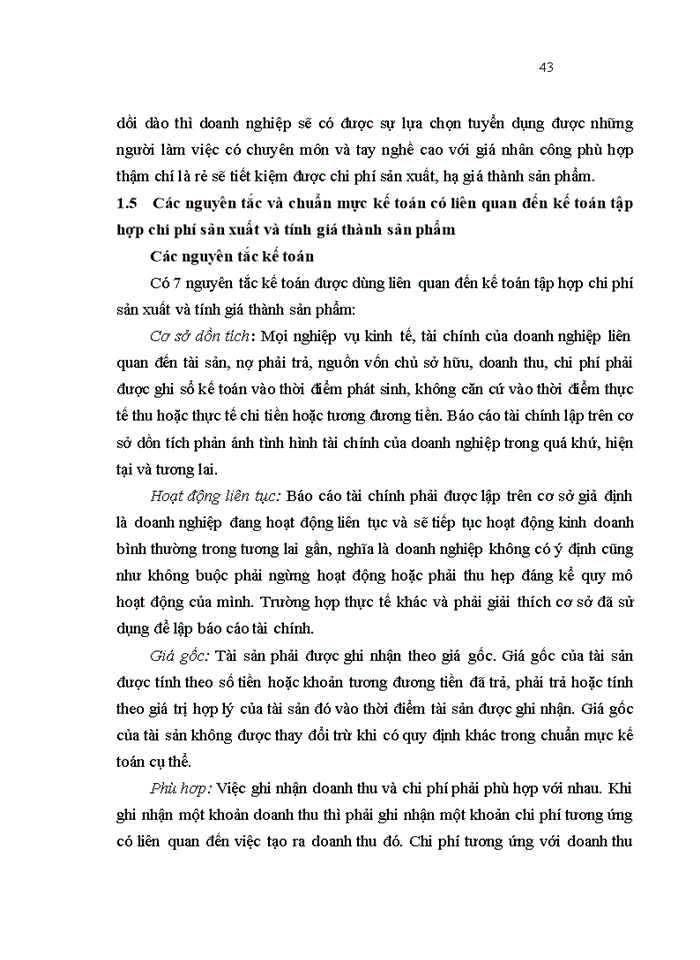 image for page Hoàn thiện công tác tổ chức kế toán chi phí sản xuất và phương pháp tính giá thành sản phẩm của các doanh nghiệp dệt may TP. Hồ Chí Minh