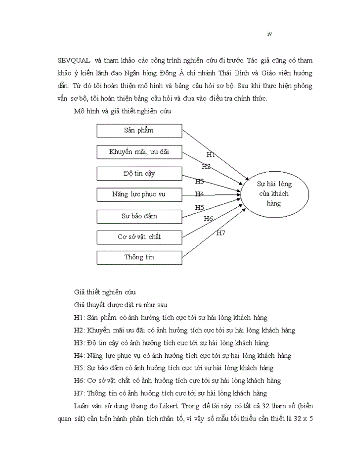 image for page Nghiên cứu sự hài lòng của khách hàng cá nhân đối với chất lượng dịch vụ gửi tiền tiết kiệm của ngân hàng đông á chi nhánh THÁI BÌNH