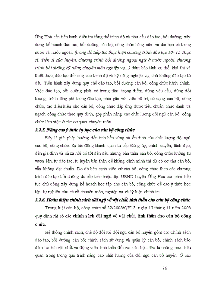 image for page Nâng cao chất lượng cán bộ công chức của UBND huyện ỨNG HÒA thành phố HÀ NỘI