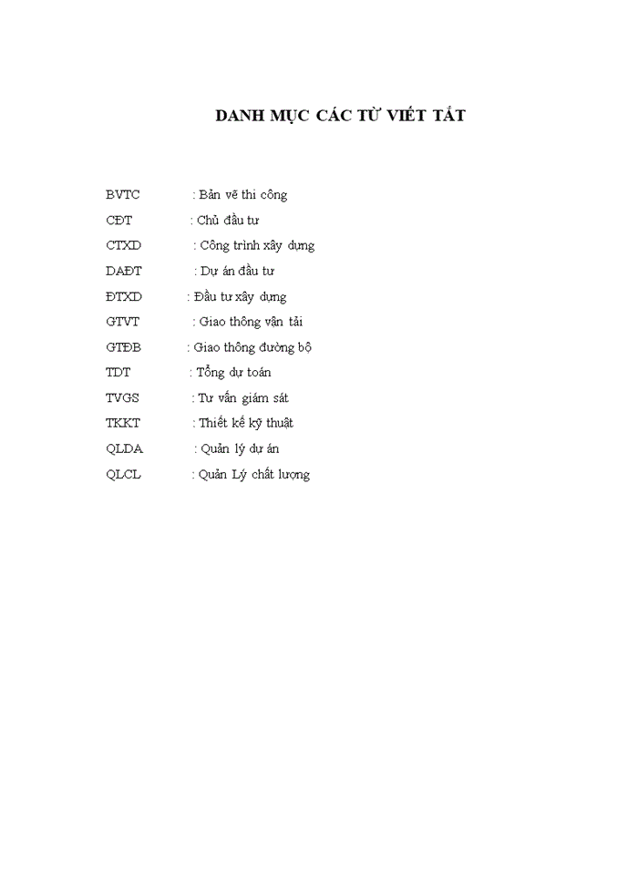 image for page Quản lý chất lượng thi công xây dựng công trình giao thông đường bộ của ban quản lý dự án sở giao thông vận tải ĐẮK LẮK