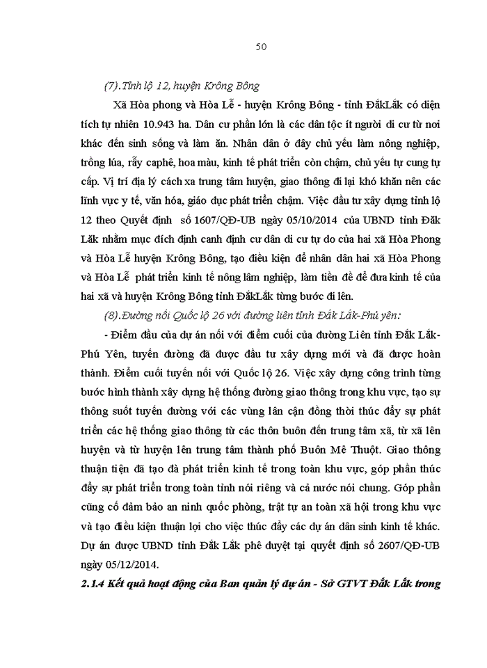 image for page Quản lý chất lượng thi công xây dựng công trình giao thông đường bộ của ban quản lý dự án sở giao thông vận tải ĐẮK LẮK