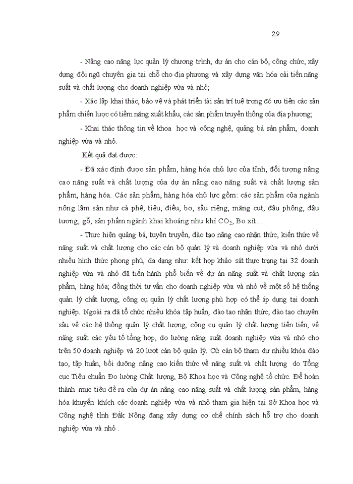 image for page Tổ chức thực thi chính sách nâng cao năng suất và chất lượng sản phẩm, hàng hóa  của doanh nghiệp vừa và nhỏ của chính quyền tỉnh ĐẮK LẮK