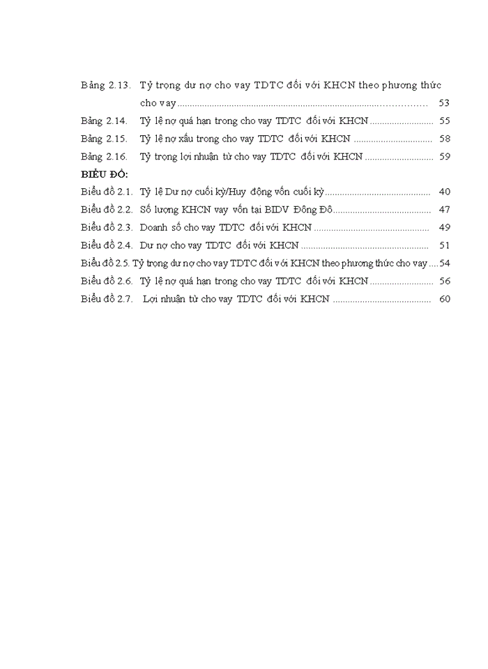 image for page Giải pháp mở rộng cho vay tiêu dùng tín chấp  đối với khcn tại ngân hàng tmcp đầu tư và phát triển việt nam - chi nhánh đông đô