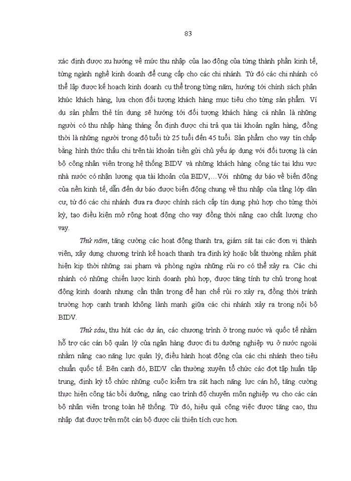 image for page Giải pháp mở rộng cho vay tiêu dùng tín chấp  đối với khcn tại ngân hàng tmcp đầu tư và phát triển việt nam - chi nhánh đông đô