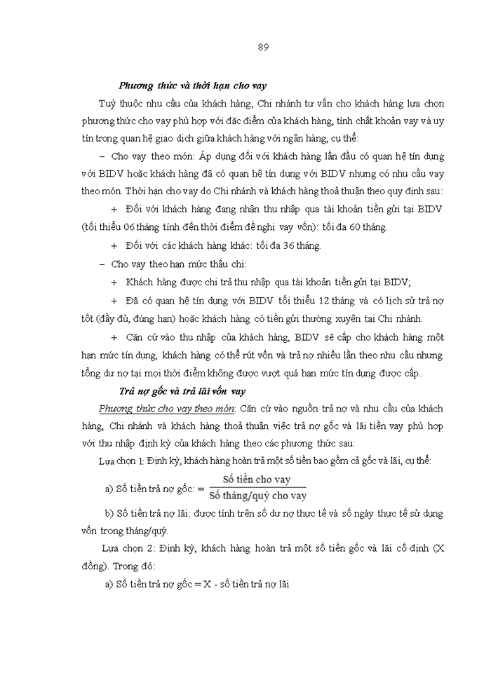 image for page Giải pháp mở rộng cho vay tiêu dùng tín chấp  đối với khcn tại ngân hàng tmcp đầu tư và phát triển việt nam - chi nhánh đông đô
