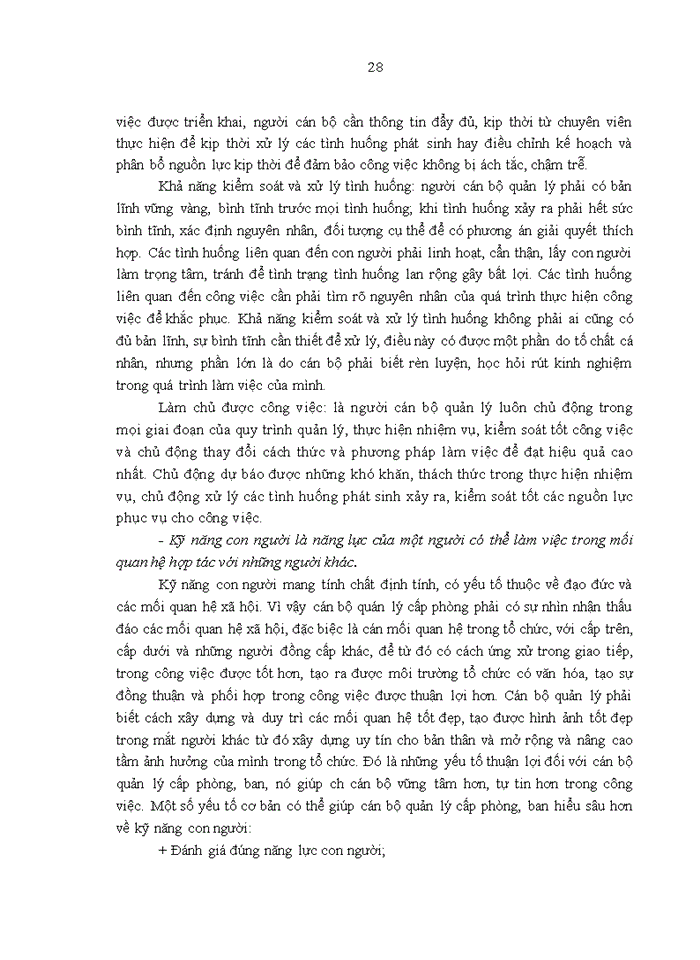 image for page Năng lực quản lý của cán bộ quản lý các phòng, ban chuyên môn thuộc sở thông tin và truyền thông tỉnh ĐẮK LẮK