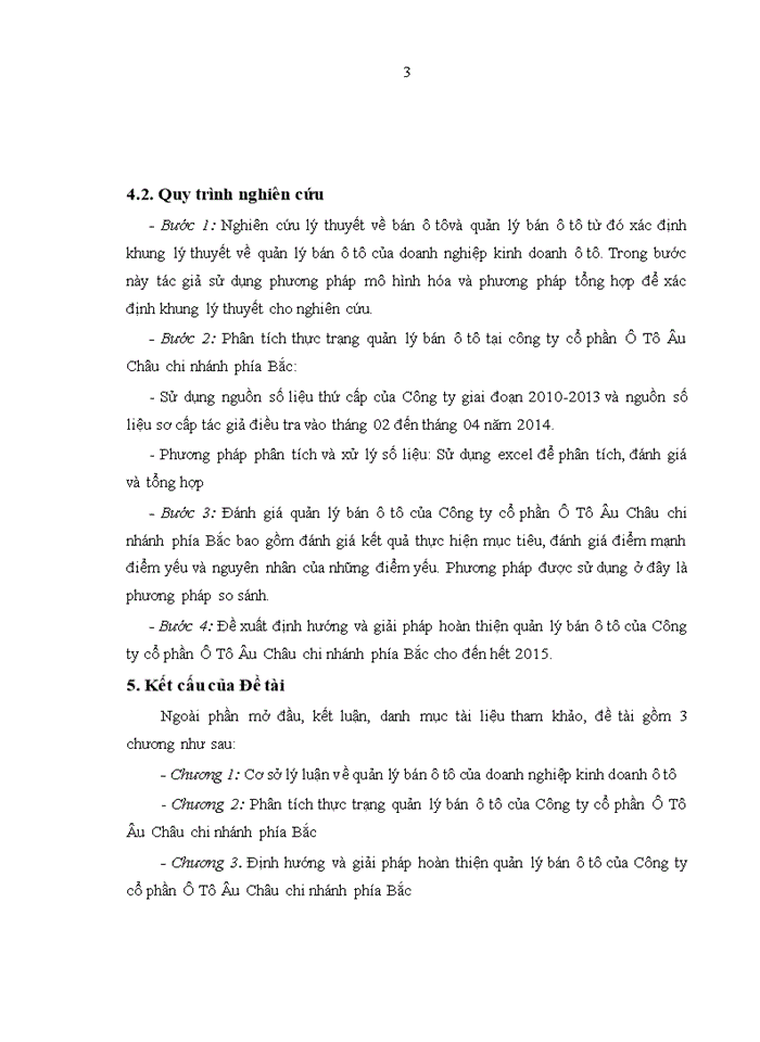 image for page Quản lý bán ô tô tại công ty cổ phần ô tô âu châu giai đoạn 2015 - 2020 chi nhánh phía BẮC