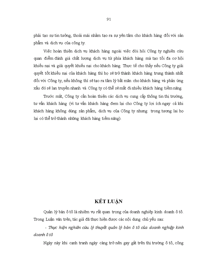 image for page Quản lý bán ô tô tại công ty cổ phần ô tô âu châu giai đoạn 2015 - 2020 chi nhánh phía BẮC