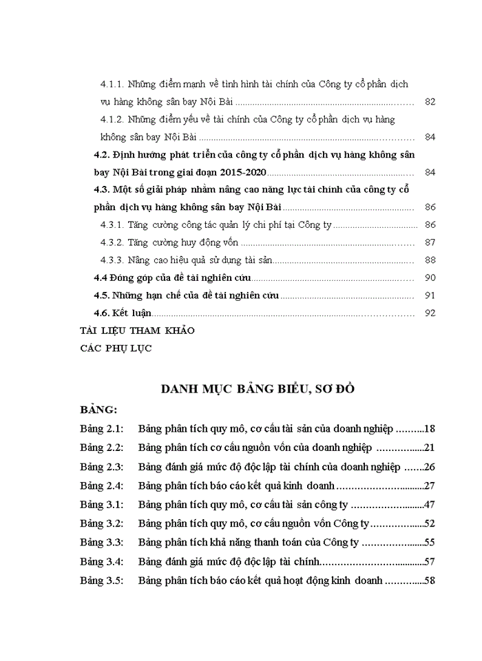 image for page Phân tích báo cáo tài chính của  công ty cổ phần dịch vụ  hàng không sân bay nội bài