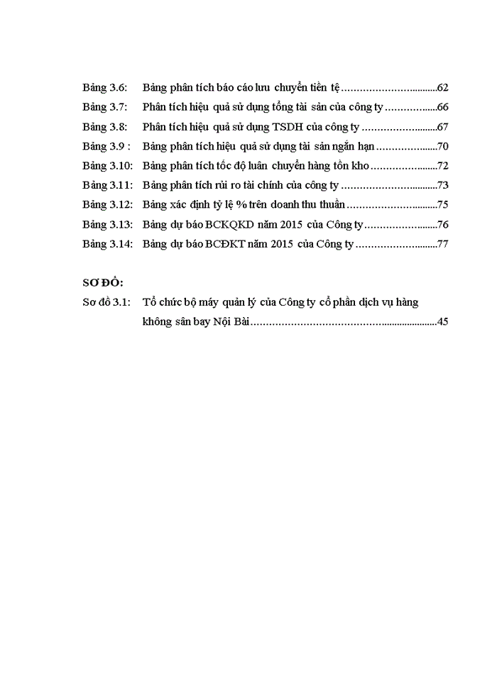 image for page Phân tích báo cáo tài chính của  công ty cổ phần dịch vụ  hàng không sân bay nội bài