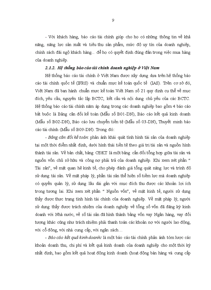 image for page Phân tích báo cáo tài chính của  công ty cổ phần dịch vụ  hàng không sân bay nội bài