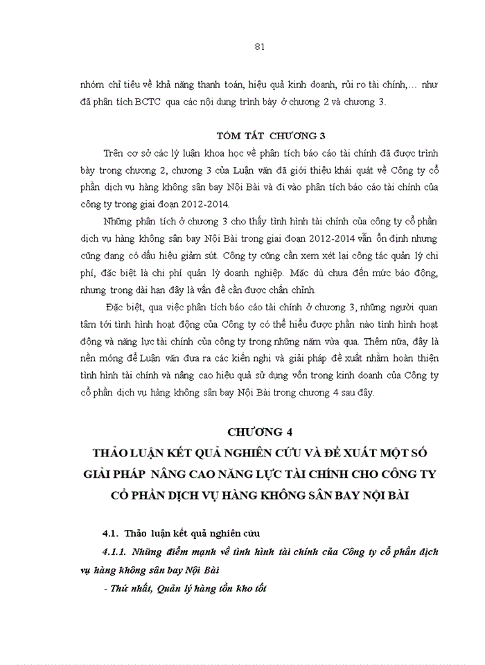 image for page Phân tích báo cáo tài chính của  công ty cổ phần dịch vụ  hàng không sân bay nội bài