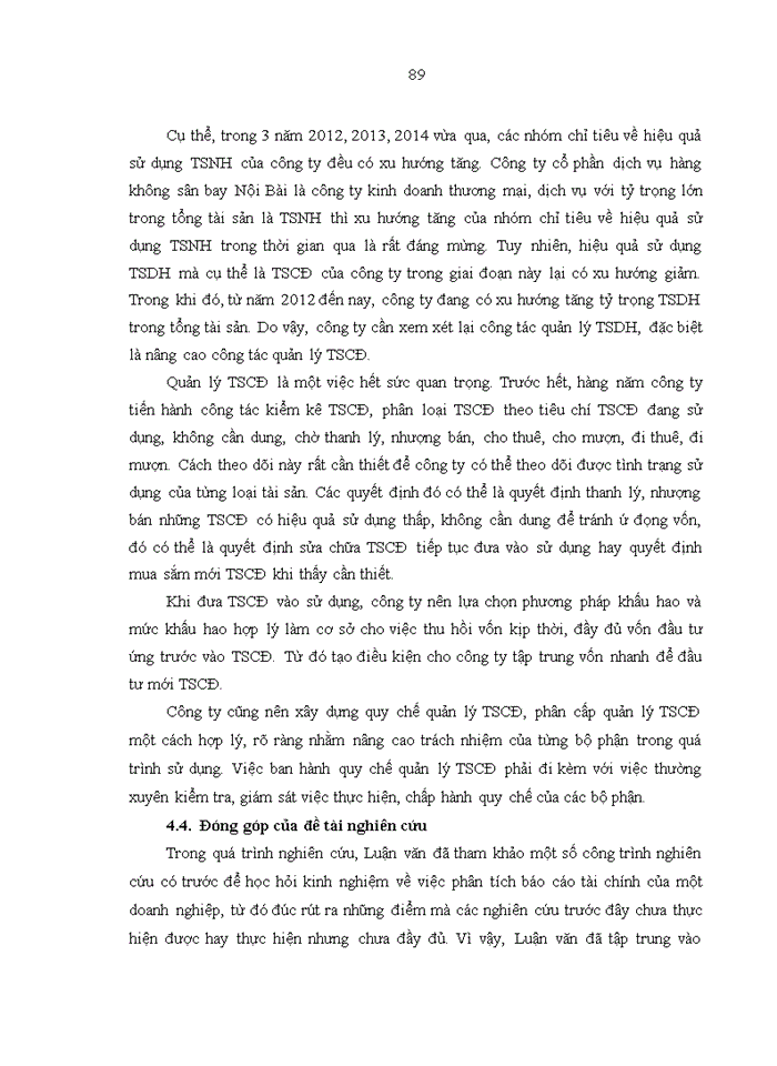 image for page Phân tích báo cáo tài chính của  công ty cổ phần dịch vụ  hàng không sân bay nội bài