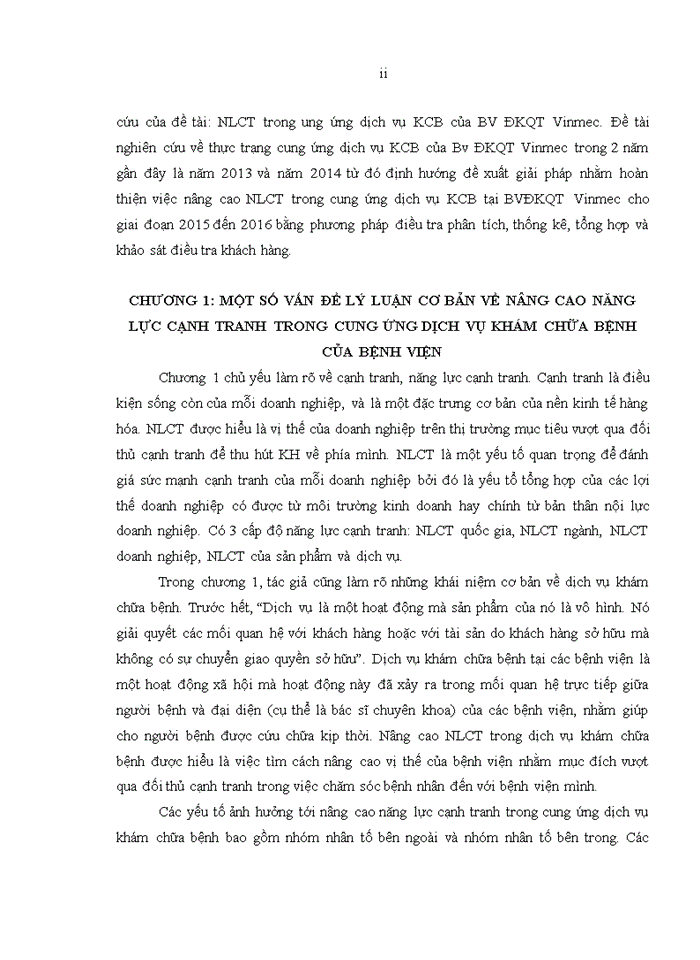 image for page Nâng cao năng lực cạnh tranh trong cung ứng dịch vụ khám chữa bệnh tại bệnh viện đa khoa quốc tế VIMEC