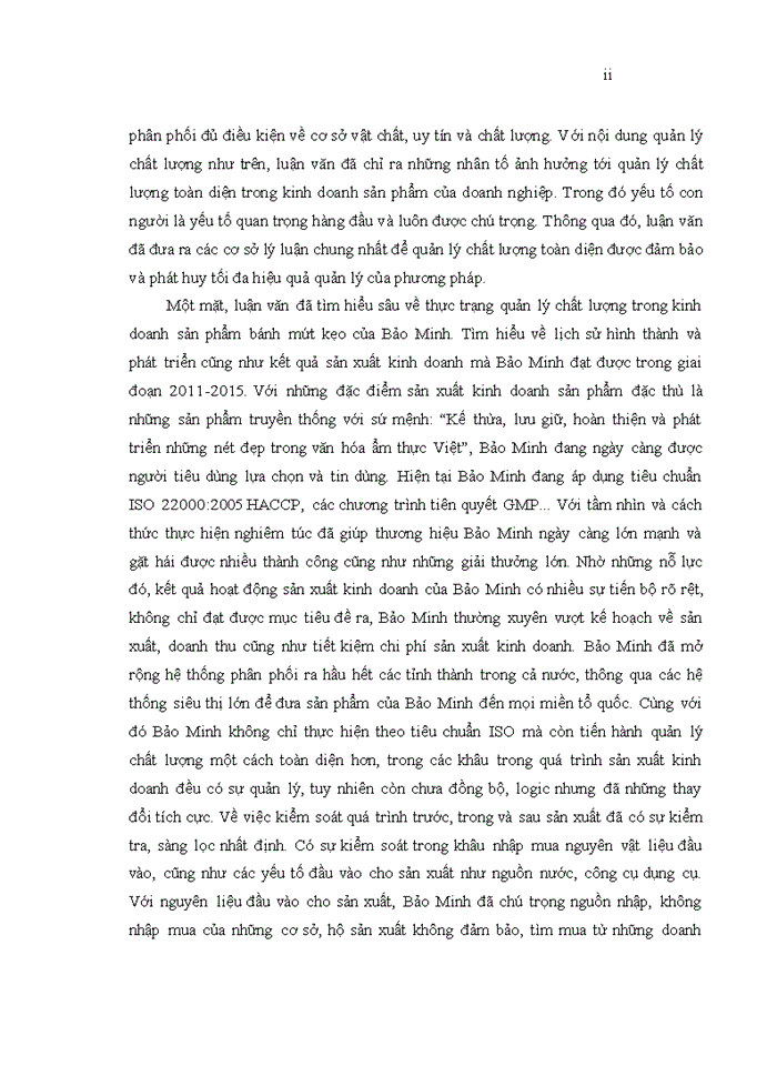 image for page Quản lý chất lượng toàn diện trong kinh doanh sản phẩm bánh mứt kẹo của công ty cổ phần bánh mứt kẹo bảo minh