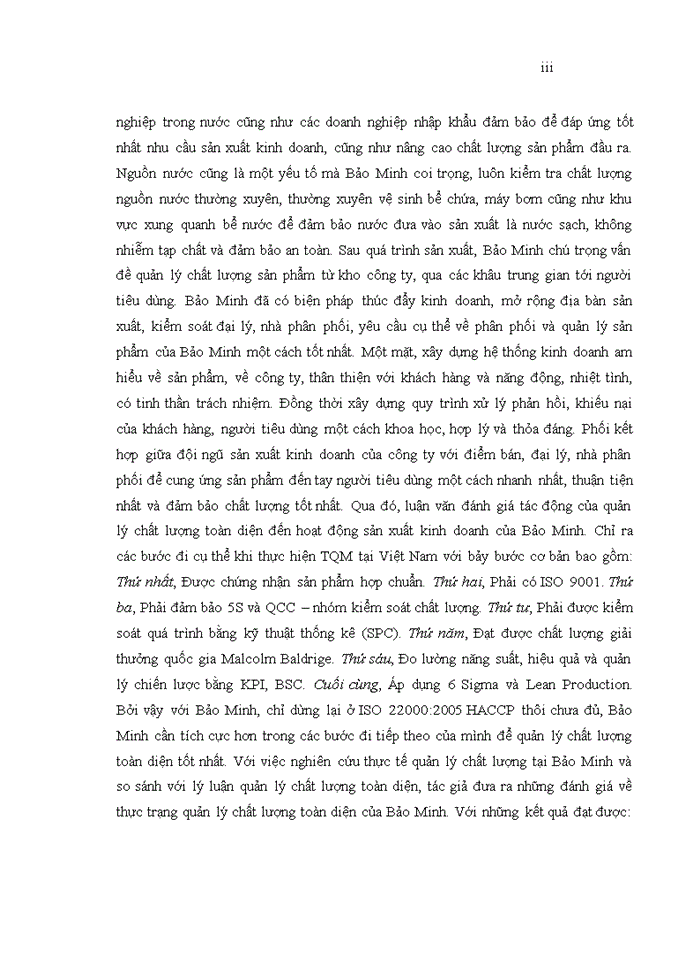 image for page Quản lý chất lượng toàn diện trong kinh doanh sản phẩm bánh mứt kẹo của công ty cổ phần bánh mứt kẹo bảo minh