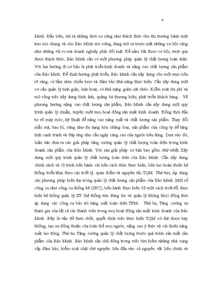 image for page Quản lý chất lượng toàn diện trong kinh doanh sản phẩm bánh mứt kẹo của công ty cổ phần bánh mứt kẹo bảo minh