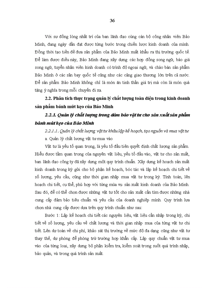 image for page Quản lý chất lượng toàn diện trong kinh doanh sản phẩm bánh mứt kẹo của công ty cổ phần bánh mứt kẹo bảo minh