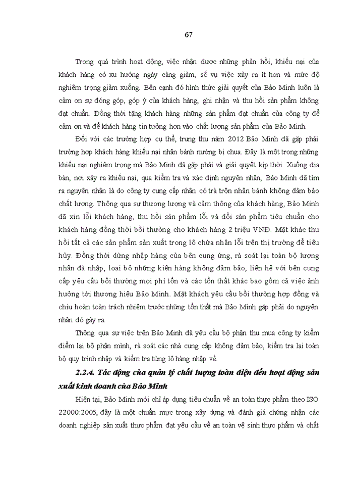 image for page Quản lý chất lượng toàn diện trong kinh doanh sản phẩm bánh mứt kẹo của công ty cổ phần bánh mứt kẹo bảo minh