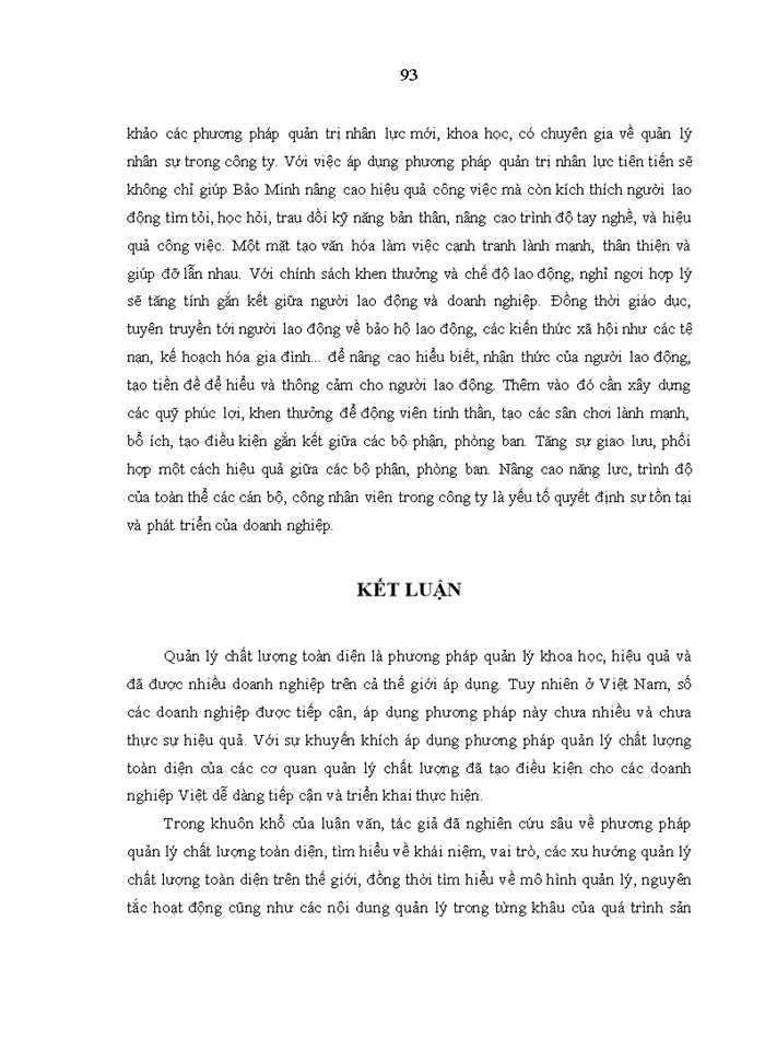 image for page Quản lý chất lượng toàn diện trong kinh doanh sản phẩm bánh mứt kẹo của công ty cổ phần bánh mứt kẹo bảo minh