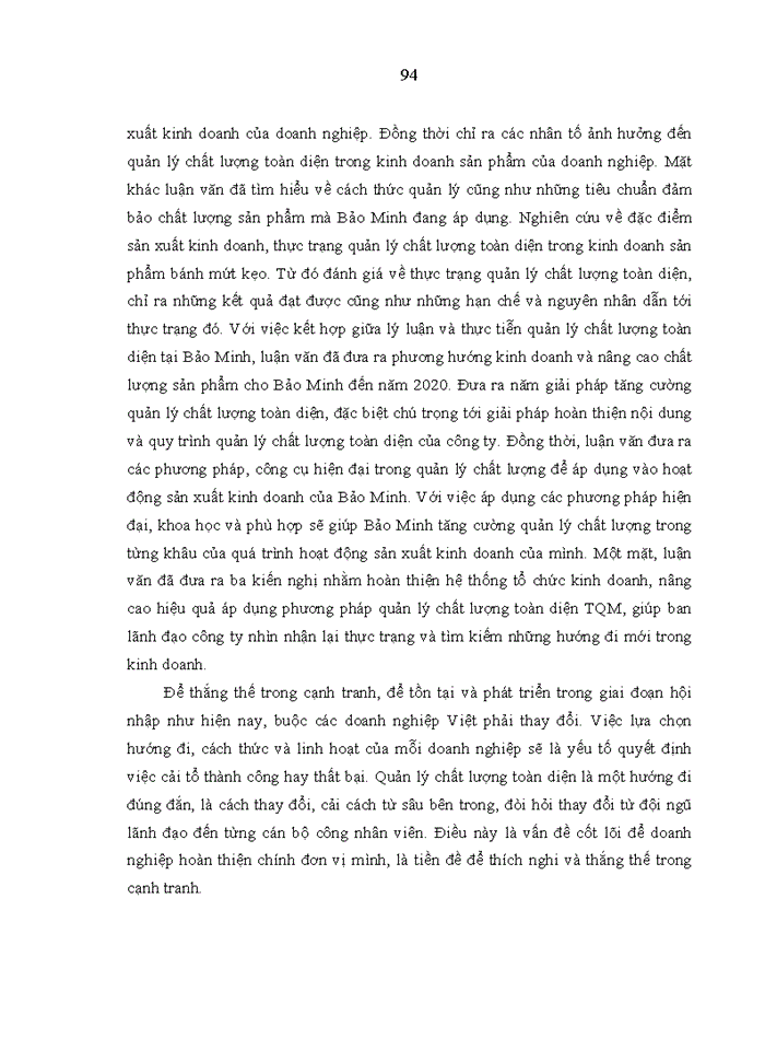 image for page Quản lý chất lượng toàn diện trong kinh doanh sản phẩm bánh mứt kẹo của công ty cổ phần bánh mứt kẹo bảo minh