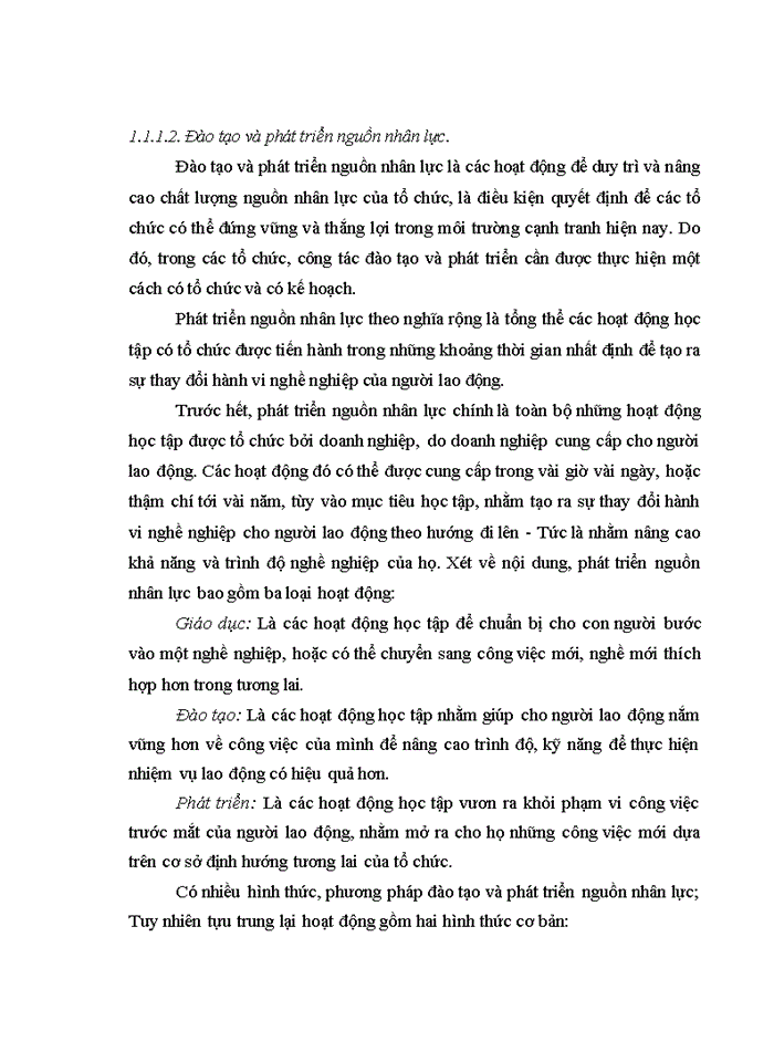image for page Hoàn thiện công tác đào tạo và phát triển nguồn nhân lực tại ngân hàng nông nghiệp và phát triển nông thôn việt nam chi nhánh HÀ TÂY