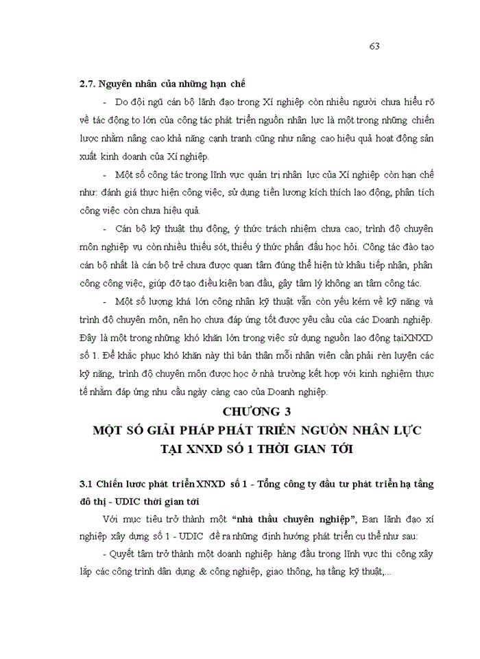 image for page Giải pháp phát triển nguồn nhân lực tại xí nghiệp xây dựng số 1 - tổng công ty đầu tư phát triển hạ tầng đô thị - UDIC