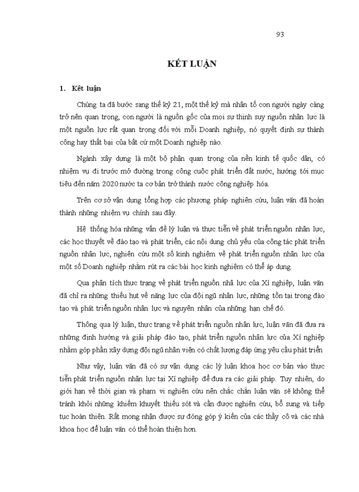 image for page Giải pháp phát triển nguồn nhân lực tại xí nghiệp xây dựng số 1 - tổng công ty đầu tư phát triển hạ tầng đô thị - UDIC