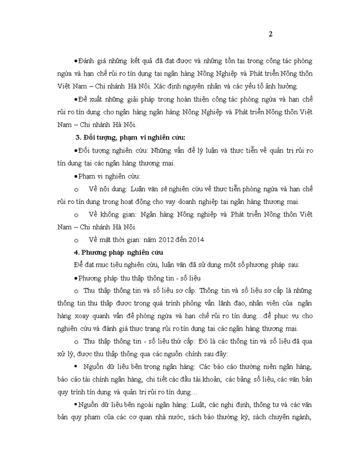 image for page Giải pháp phòng ngừa và hạn chế rủi ro tín dụng tại ngân hàng nông nghiệp và phát triển nông thôn việt nam – chi nhánh hà nội