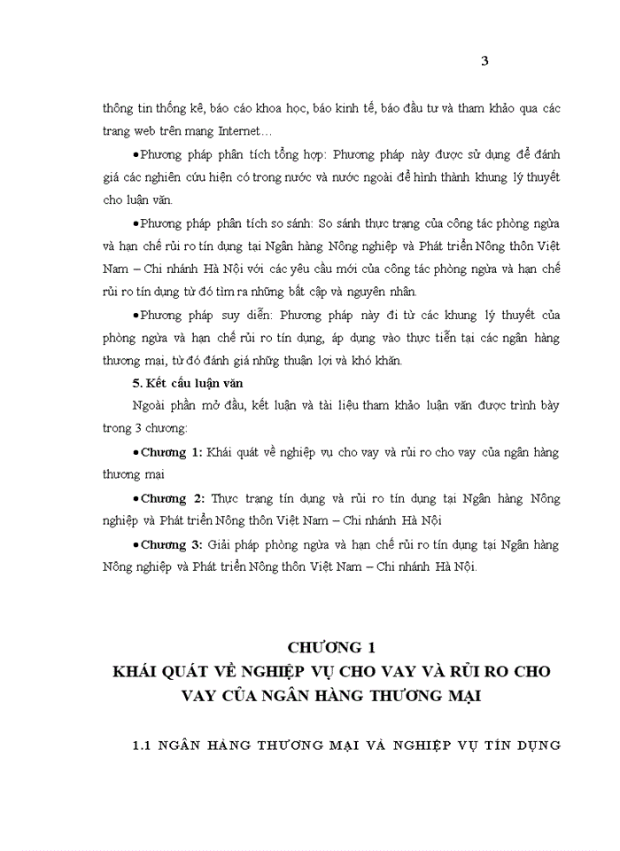 image for page Giải pháp phòng ngừa và hạn chế rủi ro tín dụng tại ngân hàng nông nghiệp và phát triển nông thôn việt nam – chi nhánh hà nội