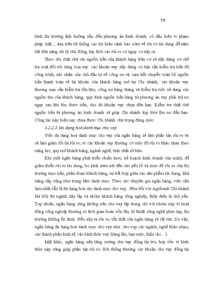 image for page Giải pháp phòng ngừa và hạn chế rủi ro tín dụng tại ngân hàng nông nghiệp và phát triển nông thôn việt nam – chi nhánh hà nội