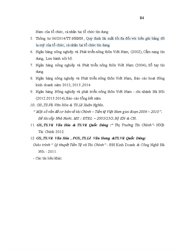 image for page Giải pháp phòng ngừa và hạn chế rủi ro tín dụng tại ngân hàng nông nghiệp và phát triển nông thôn việt nam – chi nhánh hà nội