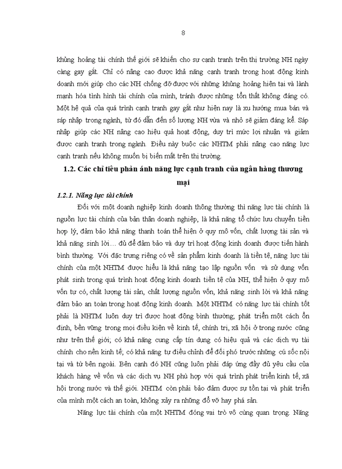 image for page Nâng cao năng lực cạnh tranh của ngân hàng thương mại cổ phần ngoại thương VIỆT NAM