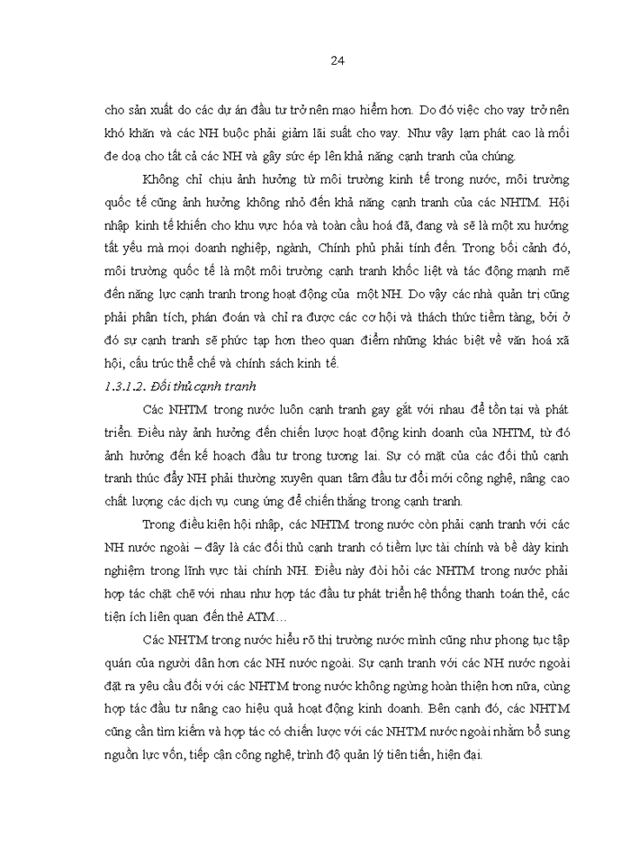 image for page Nâng cao năng lực cạnh tranh của ngân hàng thương mại cổ phần ngoại thương VIỆT NAM