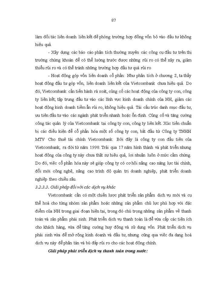 image for page Nâng cao năng lực cạnh tranh của ngân hàng thương mại cổ phần ngoại thương VIỆT NAM