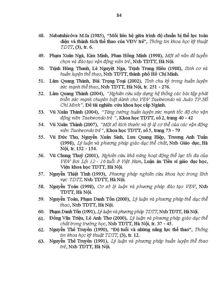 image for page Nghiên cứu lựa chọn một số bài tập phát triển sức mạnh tốc độ đòn đá vòng cầu cho nam sinh viên chuyên sâu TAEKWONDO năm thứ hai trường đại học sư phạm thể dục thể thao HÀ NÔI