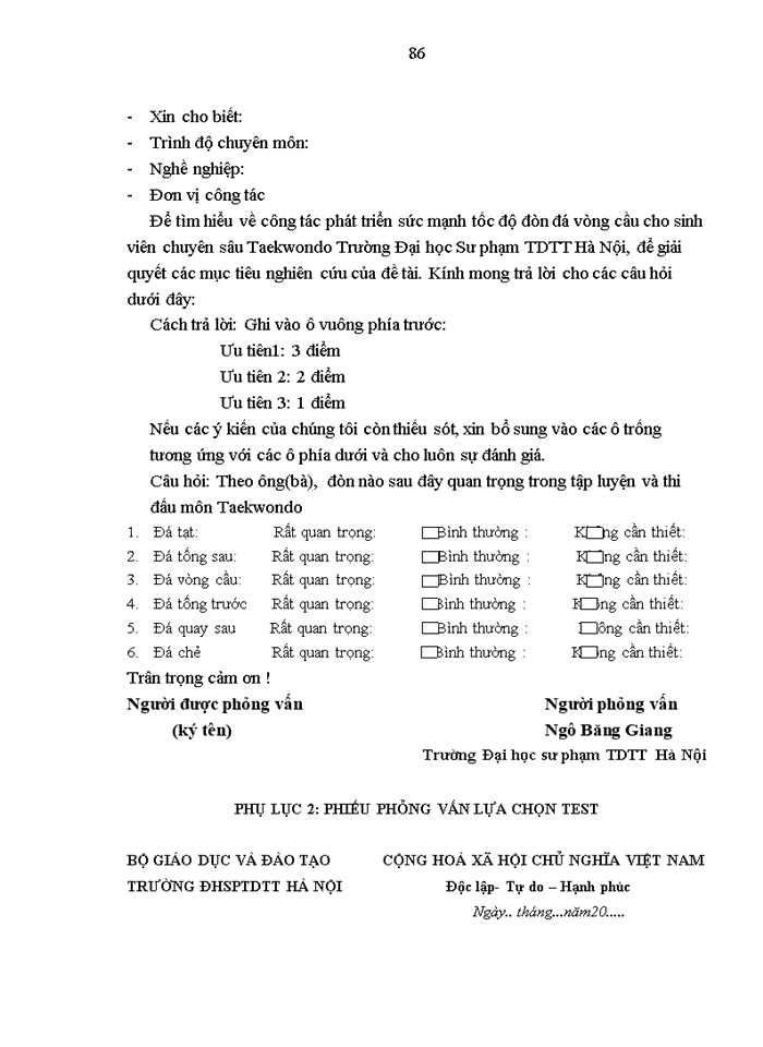 image for page Nghiên cứu lựa chọn một số bài tập phát triển sức mạnh tốc độ đòn đá vòng cầu cho nam sinh viên chuyên sâu TAEKWONDO năm thứ hai trường đại học sư phạm thể dục thể thao HÀ NÔI