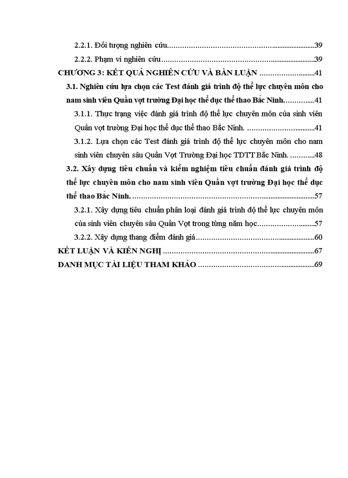image for page Nghiên cứu xây dựng tiêu chuẩn đánh giá trình độ thể lực chuyên môn cho nam sinh viên quần vợt