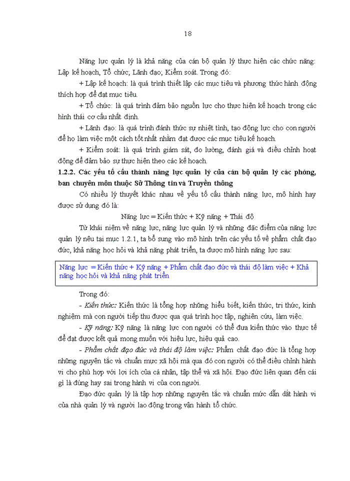 image for page Năng lực quản lý của cán bộ quản lý các phòng, ban chuyên môn thuộc Sở Thông tin và Truyền thông tỉnh Đắk Lắk