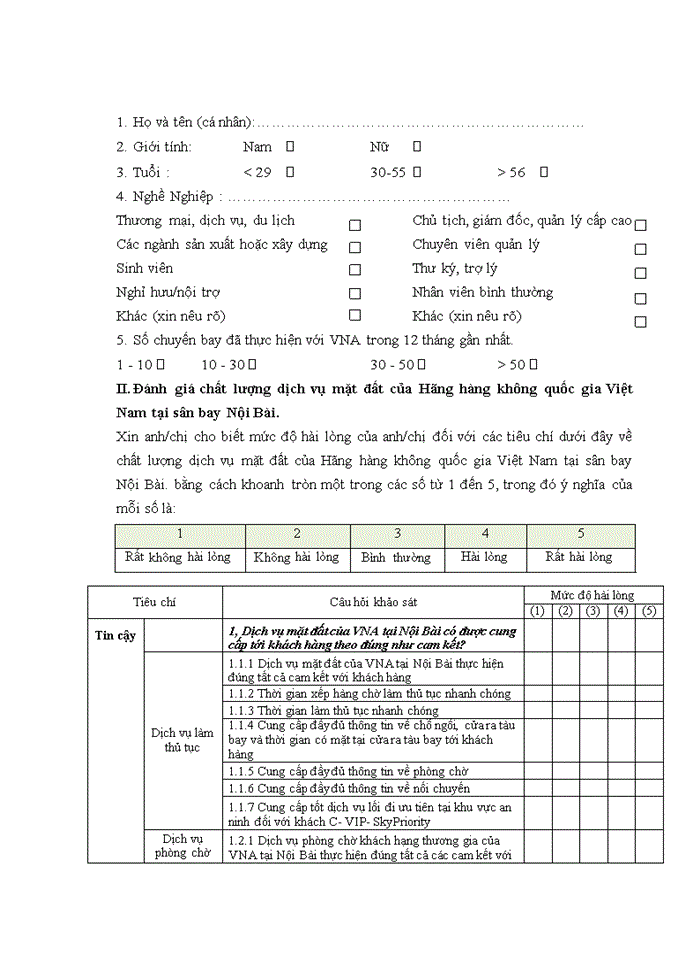 image for page Nâng cao chất lượng dịch vụ mặt đất của Hãng Hàng không quốc gia Việt Nam tại sân bay quốc tế Nội Bài