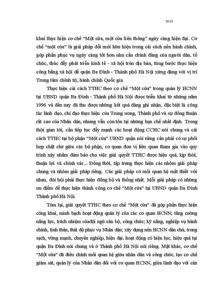 image for page Thực hiện thủ tục hành chính theo cơ chế “một cửa” tại UBND quận Ba Đình- thành phố Hà Nội
