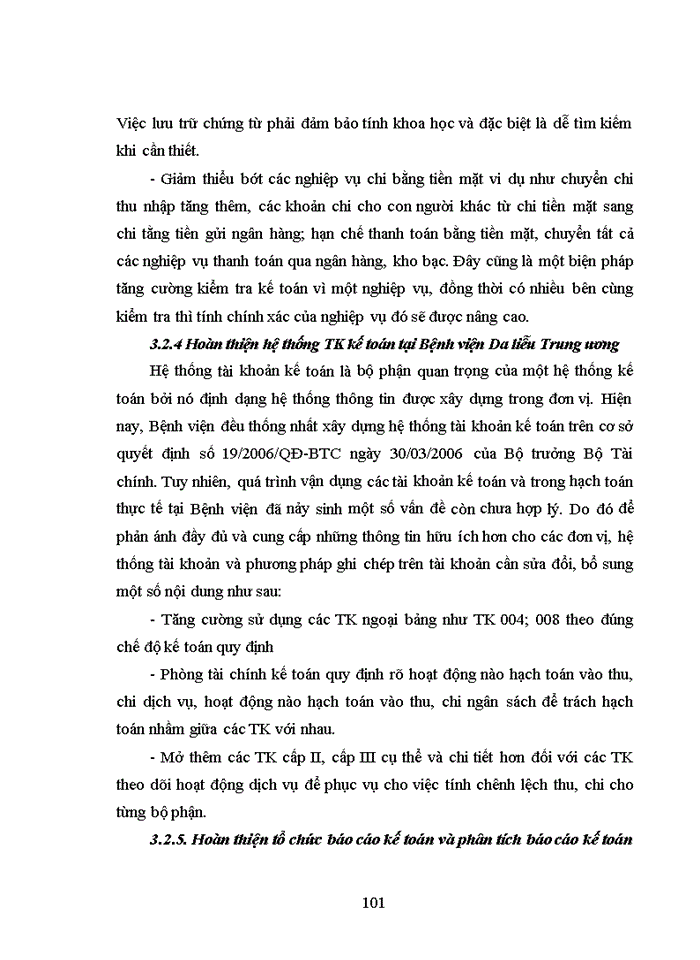 image for page Hoàn thiện tổ chức công tác kế toán tại Bệnh viện Da liễu Trung ương