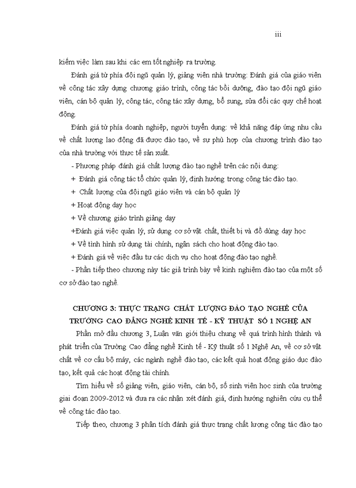 image for page Nâng cao chất lượng đào tạo nghề của trường Cao đẳng nghề Kinh tế - Kỹ thuật số 1 Nghệ An