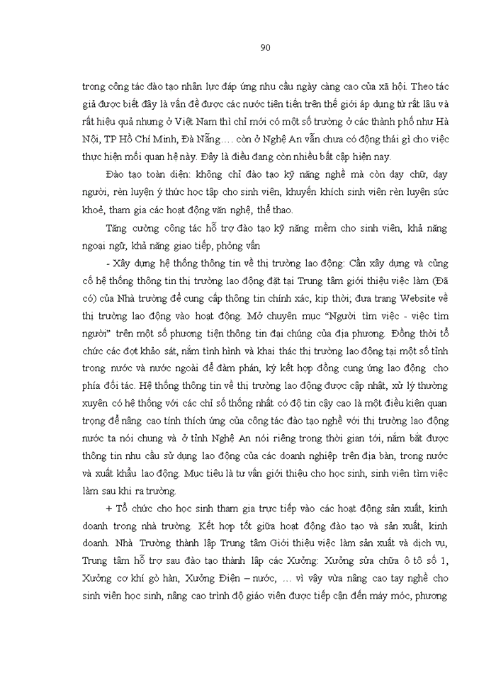 image for page Nâng cao chất lượng đào tạo nghề của trường Cao đẳng nghề Kinh tế - Kỹ thuật số 1 Nghệ An