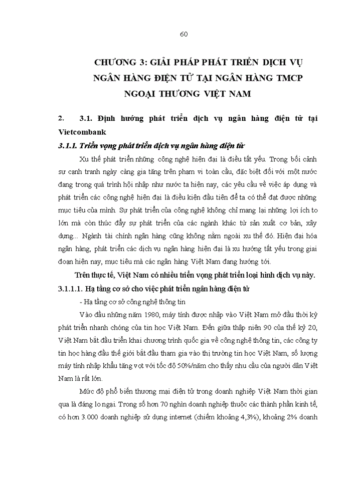 image for page Phát triển dịch vụ ngân hàng điện tử tại Ngân hàng TMCP Ngoại thương Việt Nam