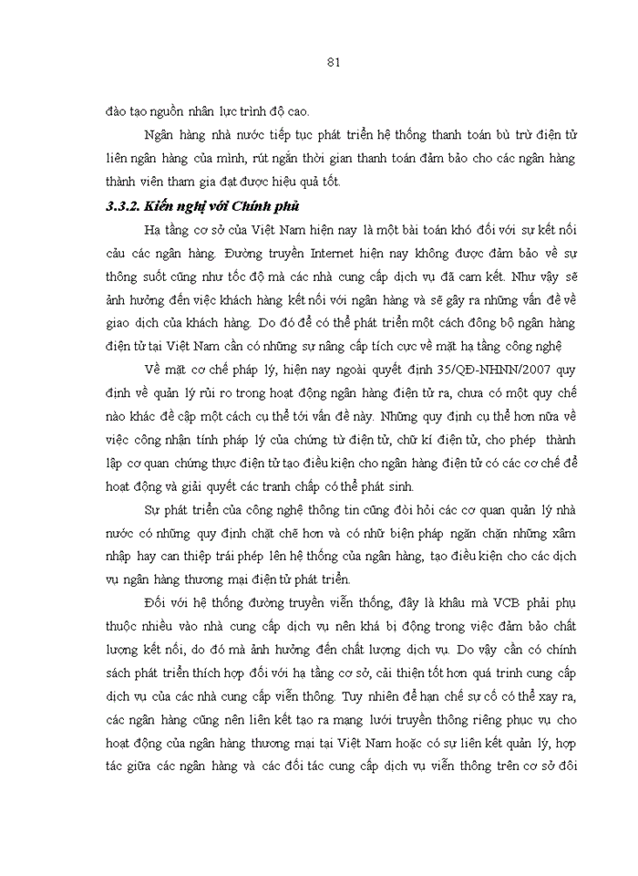 image for page Phát triển dịch vụ ngân hàng điện tử tại Ngân hàng TMCP Ngoại thương Việt Nam