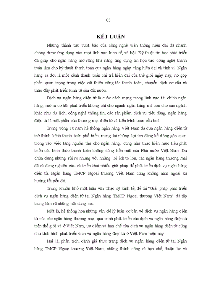 image for page Phát triển dịch vụ ngân hàng điện tử tại Ngân hàng TMCP Ngoại thương Việt Nam