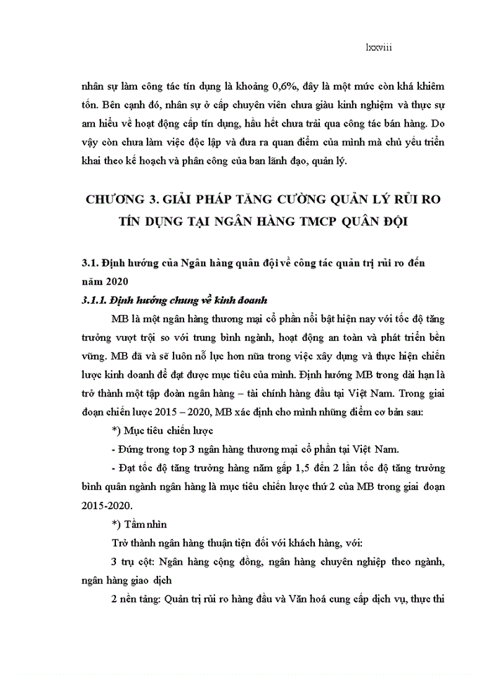 image for page Tăng cường quản lý rủi ro tín dụng tại Ngân hàng TMCP Quân đội