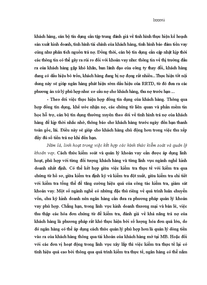 image for page Tăng cường quản lý rủi ro tín dụng tại Ngân hàng TMCP Quân đội